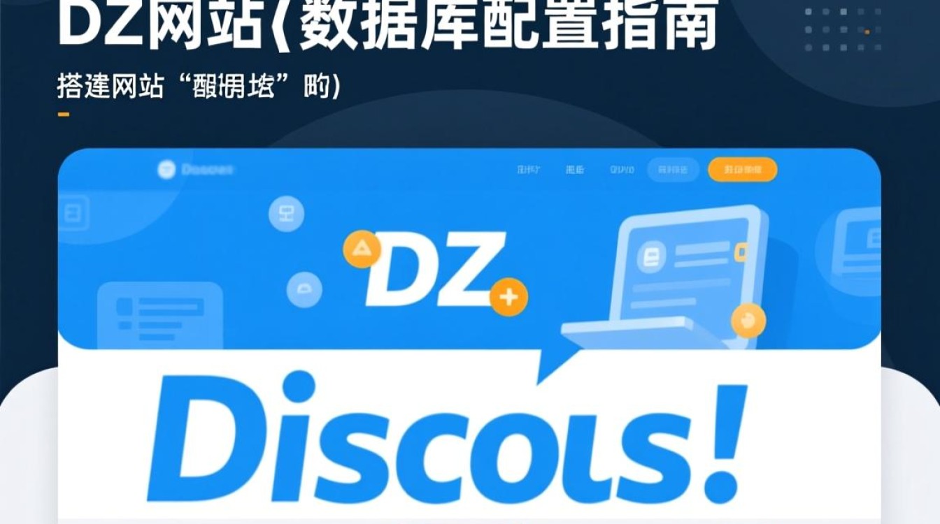用DZ（Discuz）搭建网站时，如何配置MySQL数据库连接参数？