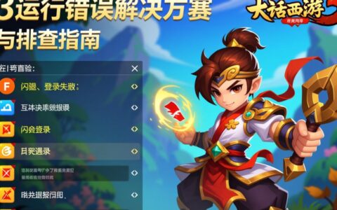 大话3运行报错大话西游3启动时弹出错误提示,如何解决?