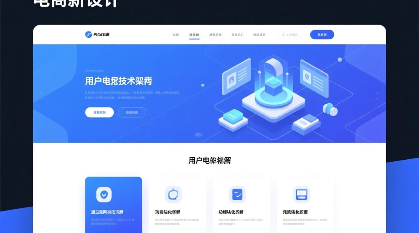 电子商务网站详细设计如何实现高效用户购物流程与系统架构优化？