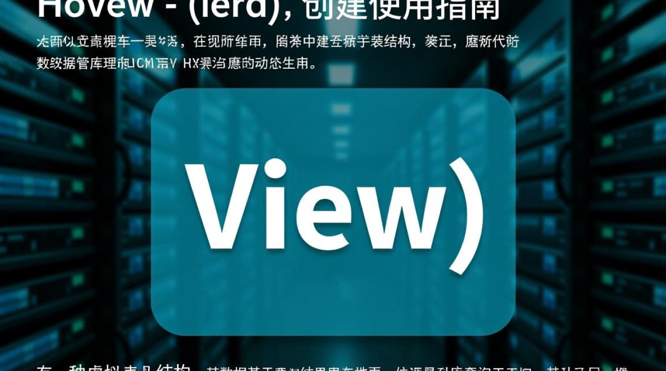 数据库如何创建与管理视图？