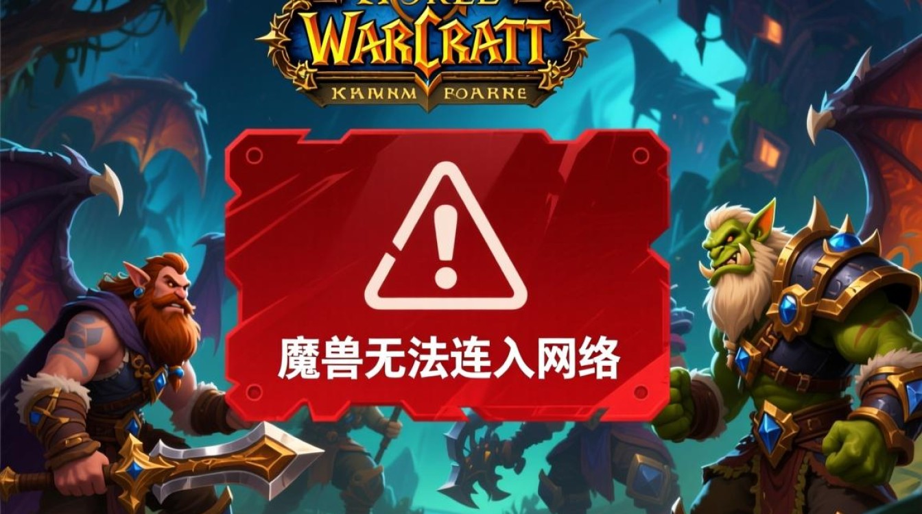 魔兽世界无法连入网络，登录时一直转圈怎么办？