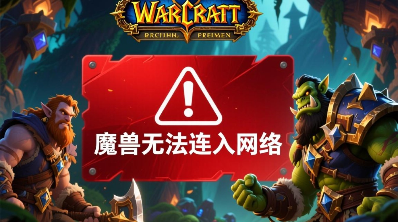 魔兽世界无法连入网络，登录时一直转圈怎么办？