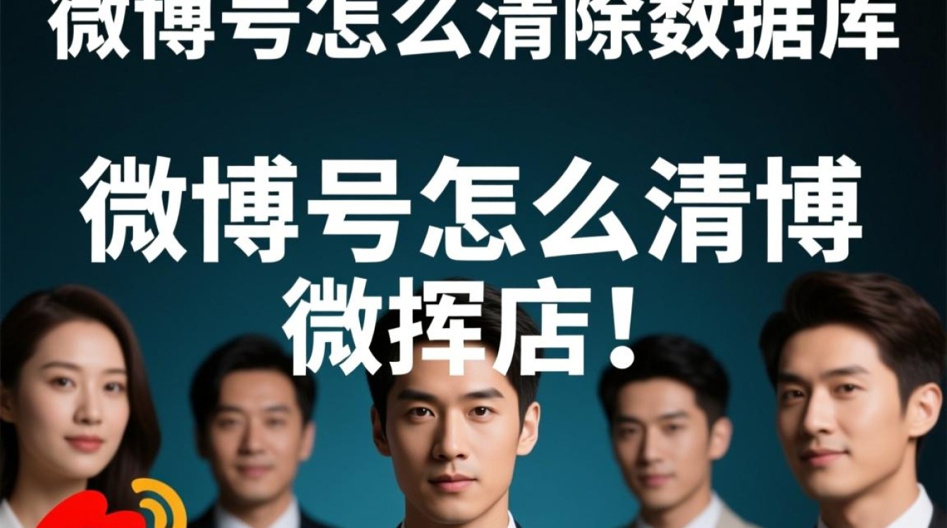 微博号怎么操作才能彻底清除数据库记录？