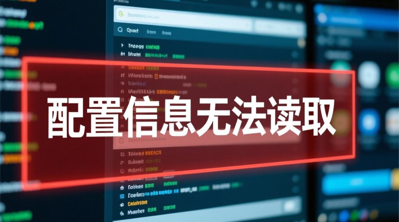 配置信息无法读取是什么原因，要如何才能彻底解决？