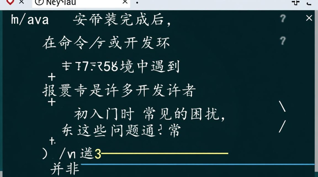 Java安装后报错是什么原因，该如何解决？