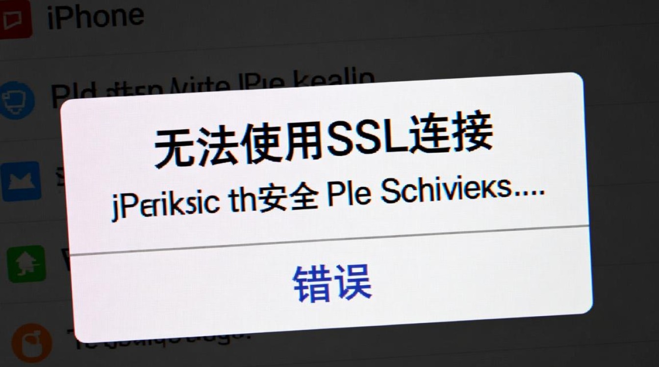 iPhone无法使用SSL连接，具体原因和解决方法是什么？