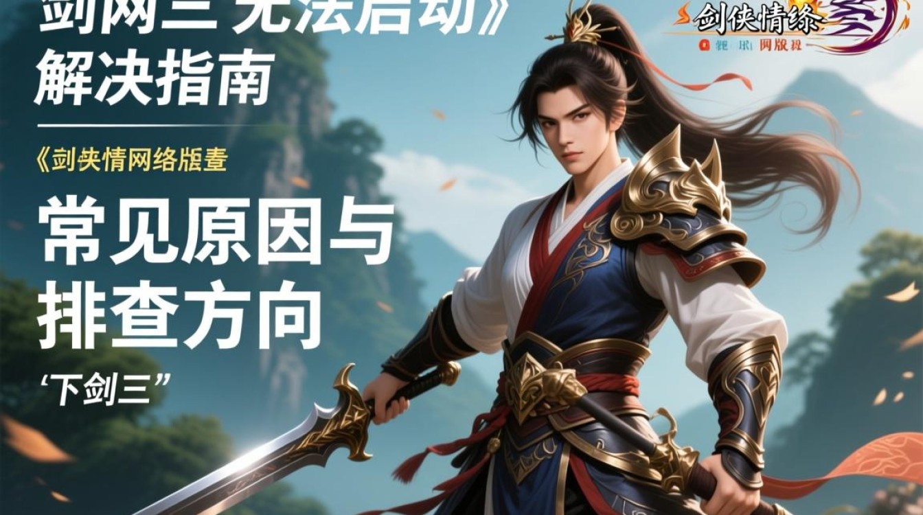 剑三无法启动怎么办？点击查看解决方法！