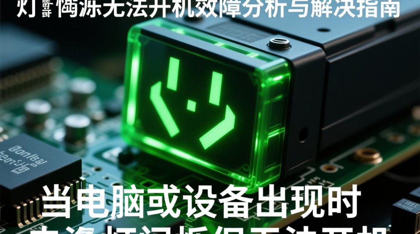 电脑电源灯闪烁却无法开机，是哪里出了问题？