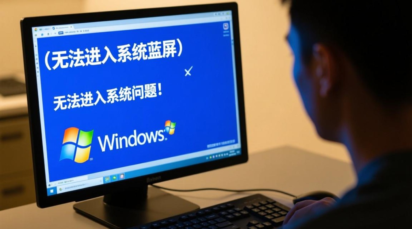 电脑XP系统开机就蓝屏进不了系统，怎么办？