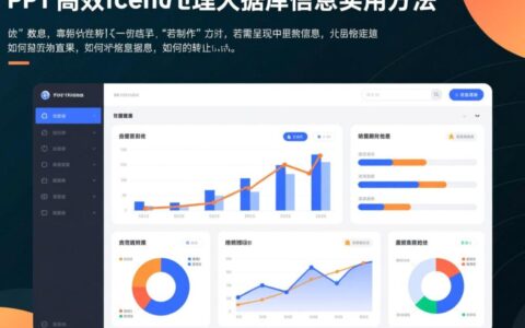 PPT中如何高效操作数据库？