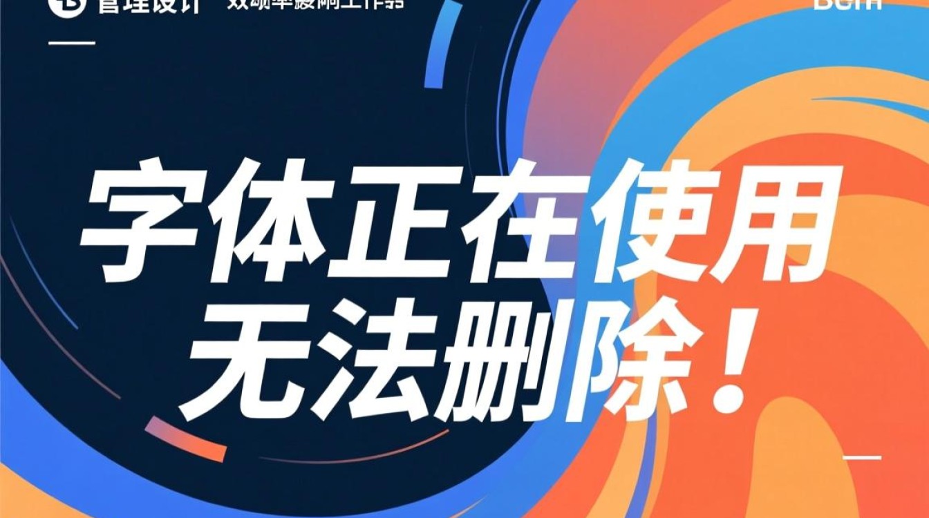 字体正在使用无法删除怎么办？