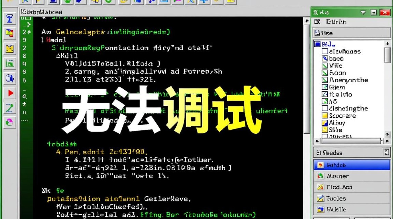 VS2003无法调试，如何解决？
