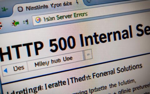 http500报错网站出现HTTP 500内部服务器错误，如何排查解决？