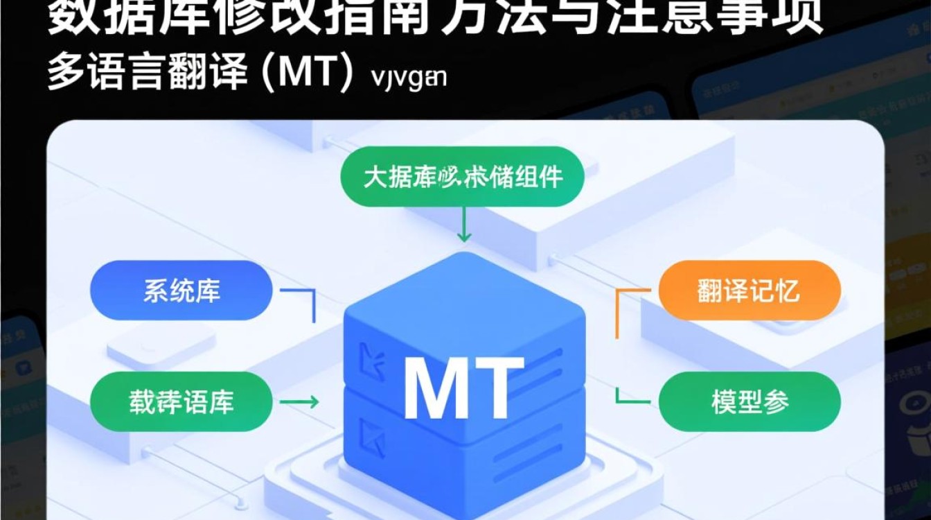 MT系统如何修改数据库？