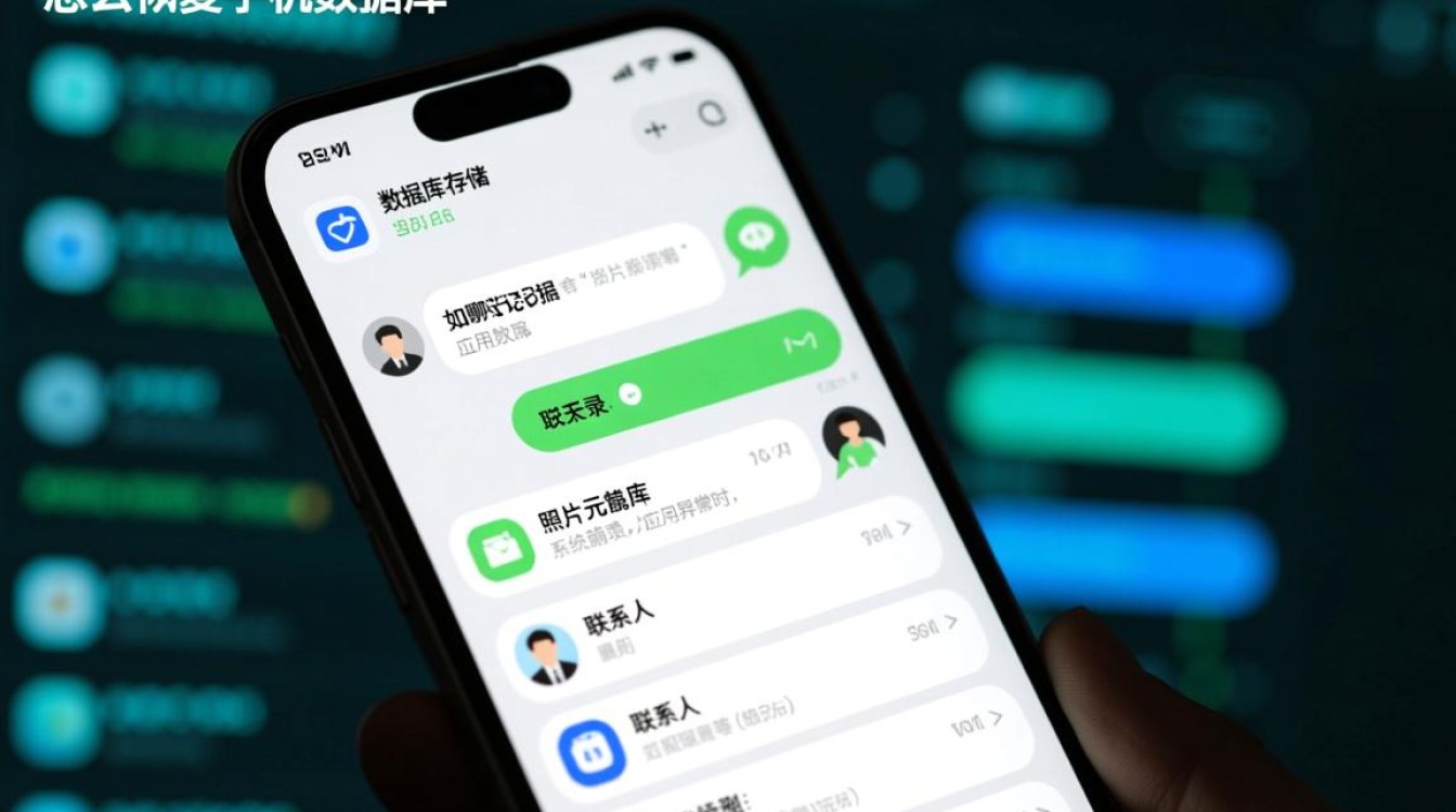自己如何操作恢复手机数据库？