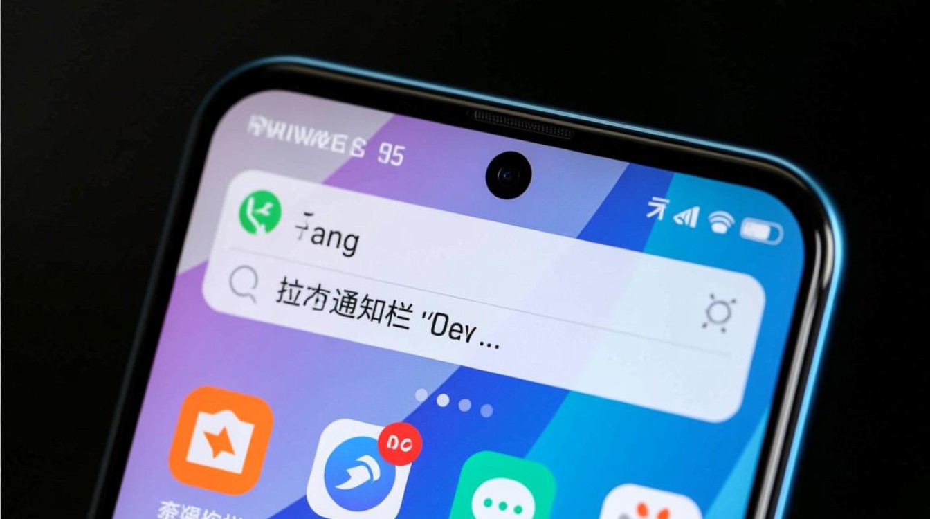 华为手机为何突然无法下拉通知栏？