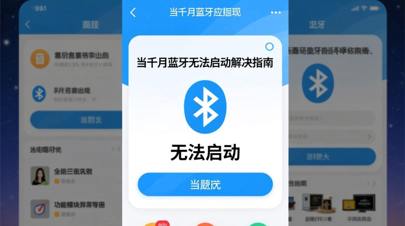 千月蓝牙无法启动手机/电脑端蓝牙连接失败，重启无效怎么办？