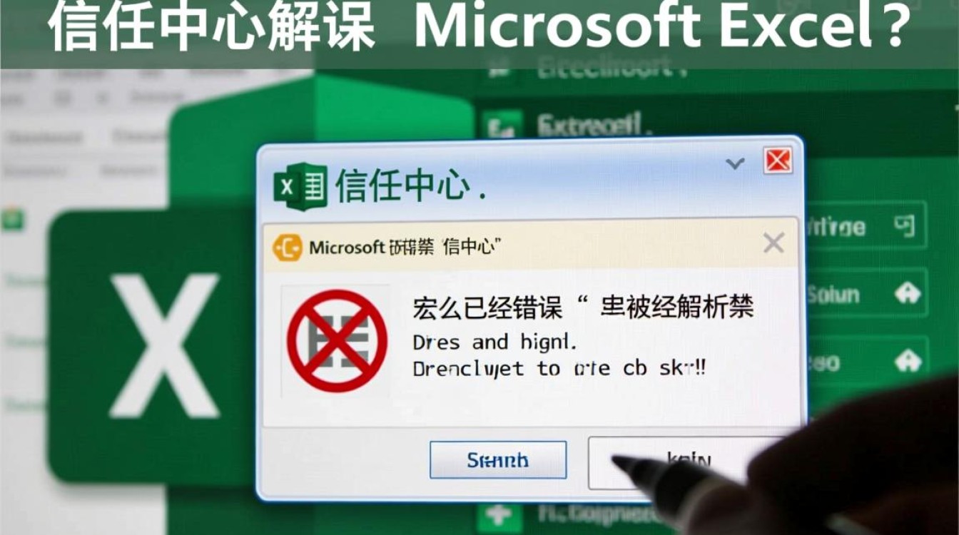 Excel 信任中心报错如何解决？