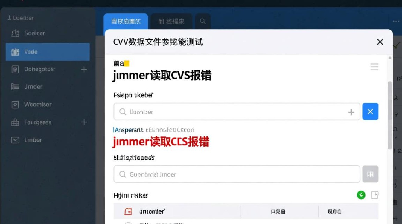 JMeter读取CSV时提示文件未找到，如何解决？