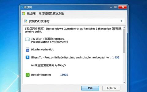 PE 装系统时 ISO 报错，如何解决？