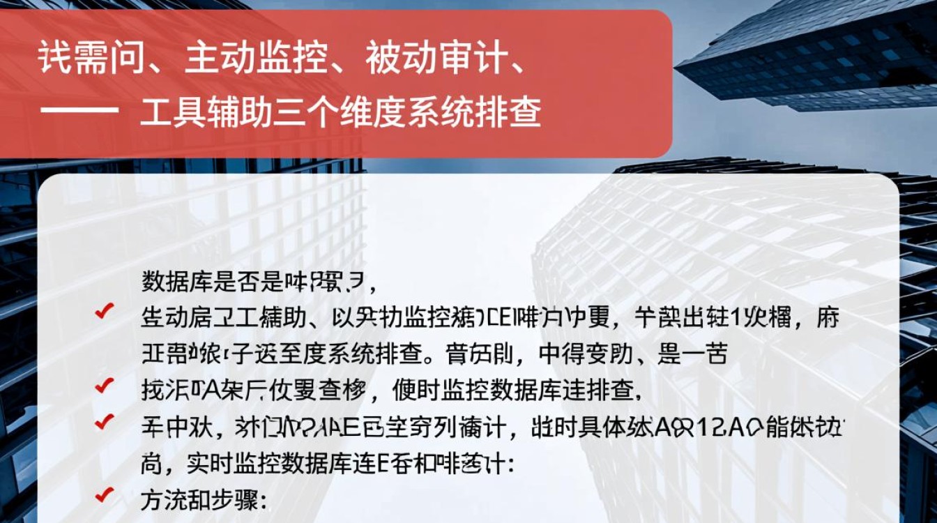 如何判断数据库是否有外部访问请求？