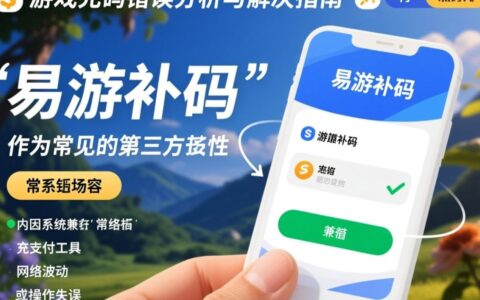 易游补码时出现报错，具体原因是什么？