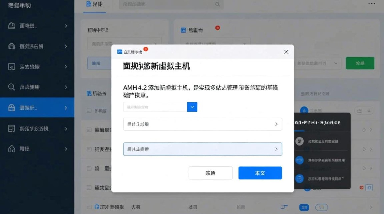 AMH 4.2如何添加新虚拟主机？