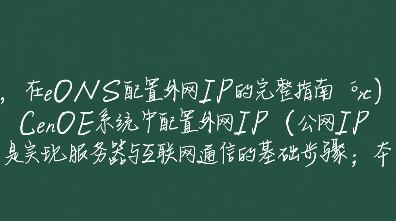 CentOS配置外网IP时，如何正确设置网关和DNS确保网络连通？