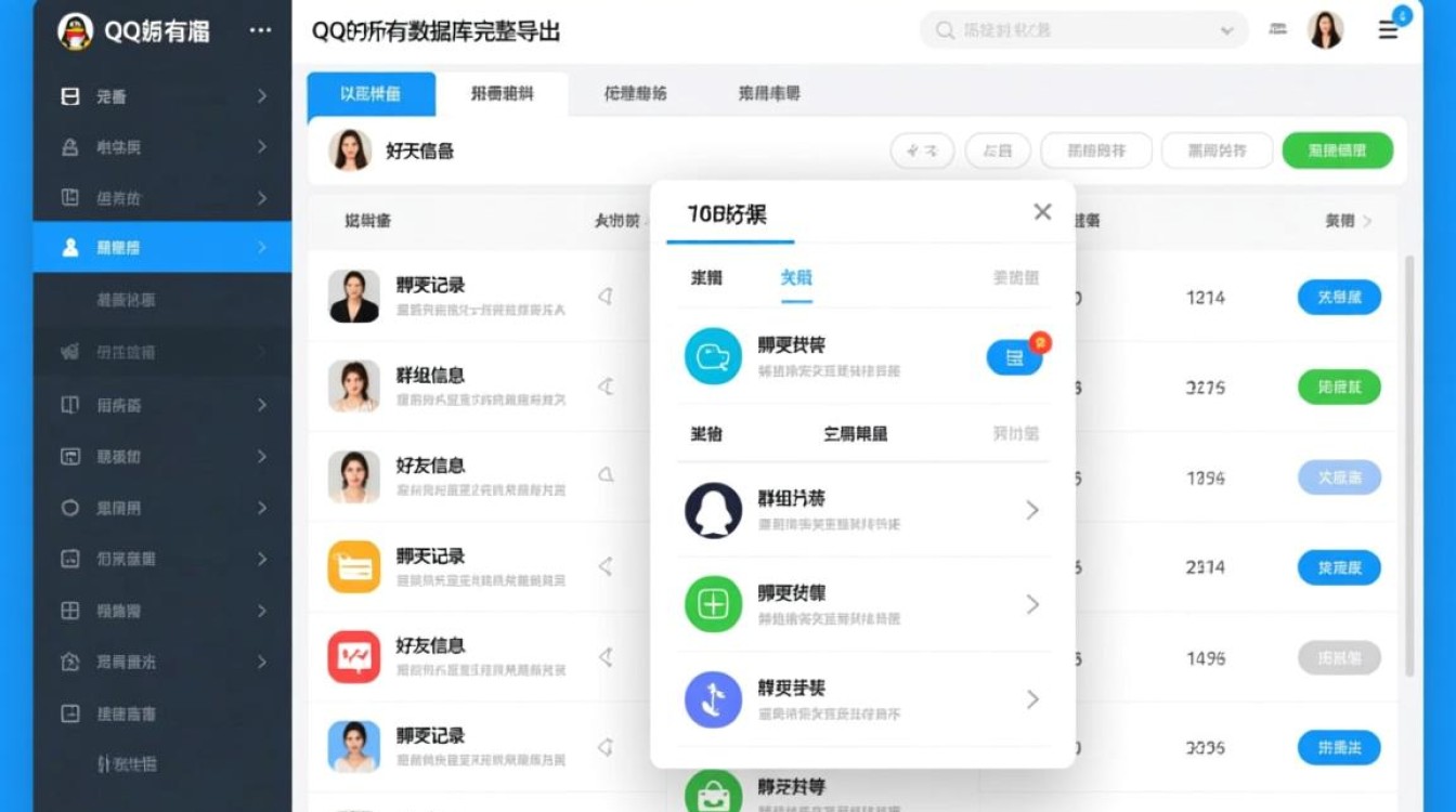 如何将QQ所有数据库完整导出备份？