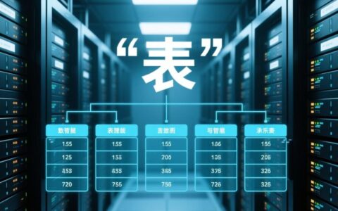 数据库里的表是如何存储数据库本身的？