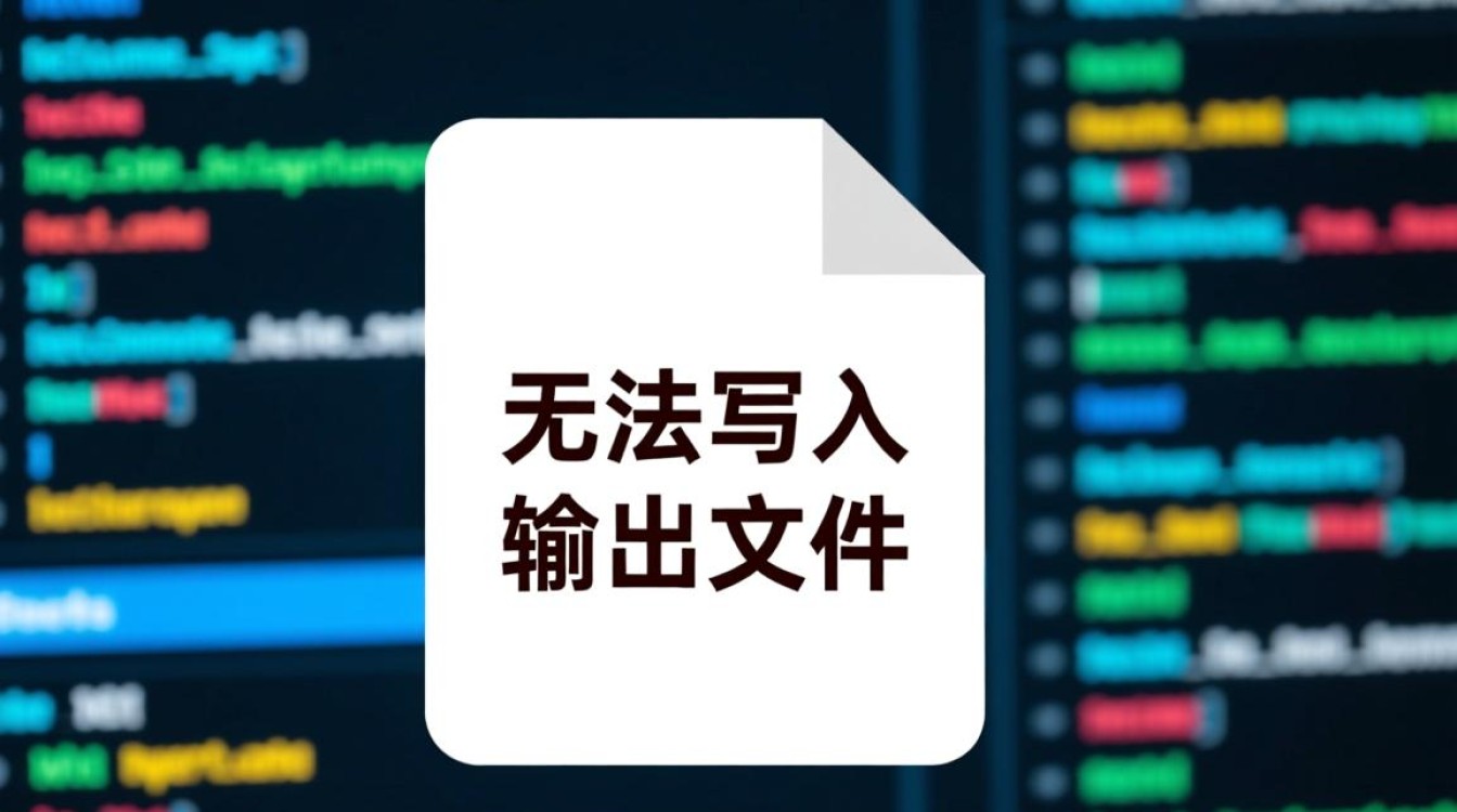为什么无法写入输出文件问题频繁出现？