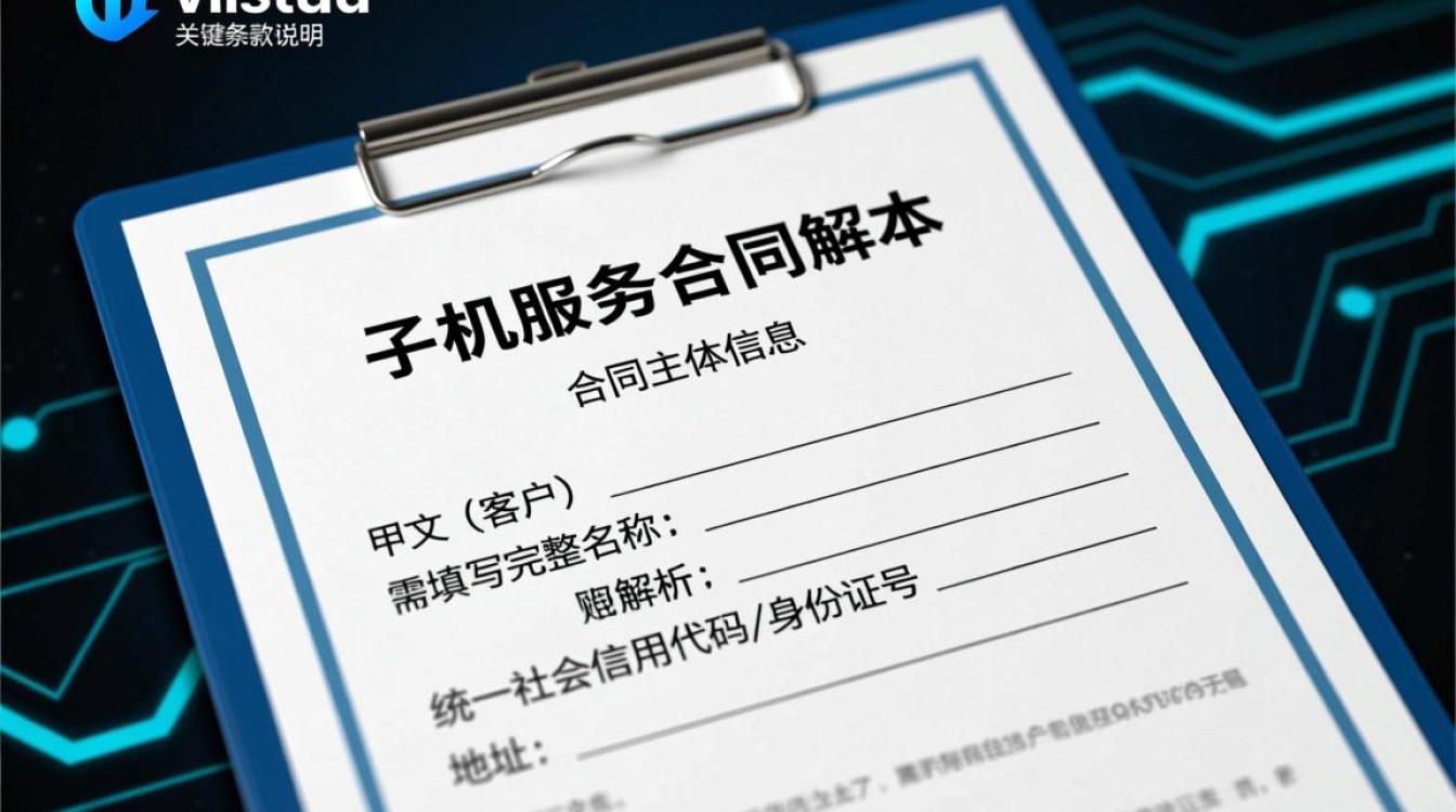 虚拟主机设备合同范本具体包含哪些核心条款？