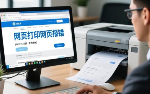 网页打印时出现报错，如何快速解决？