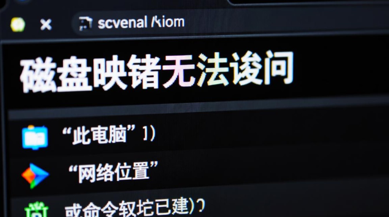 磁盘映射无法访问怎么解决网络共享连接失败问题？