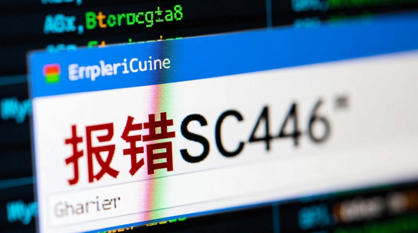 报错sc446报错sc446是什么原因？如何解决？