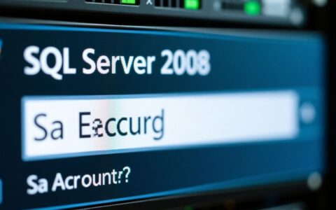 SQL Server 2008 sa密码忘了，有什么快速解决方法？