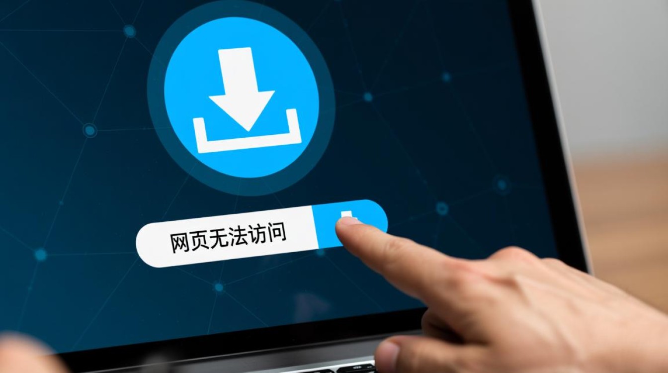 下载时提示网页无法访问，具体是什么原因造成的？
