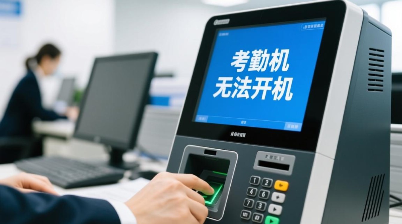 考勤机突然无法开机黑屏，按什么键都没反应？