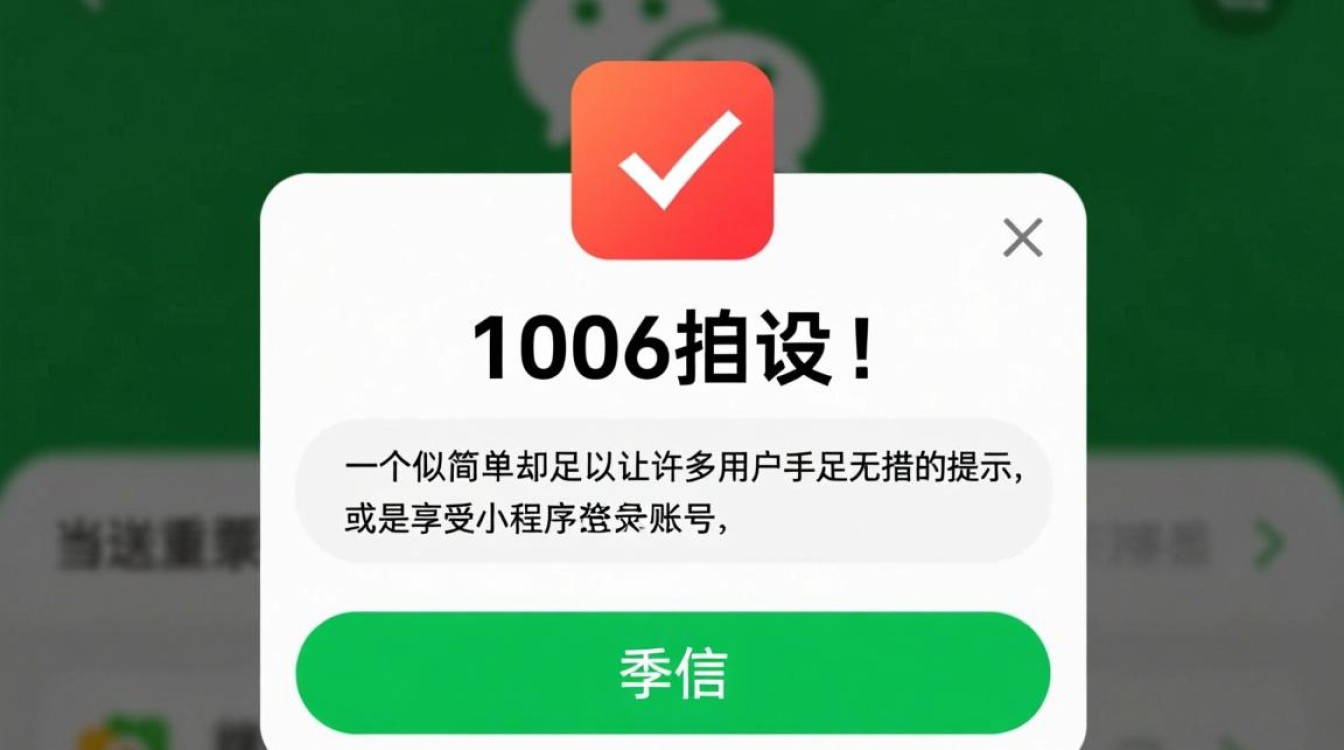 微信1006报错是什么原因？该如何有效快速解决？