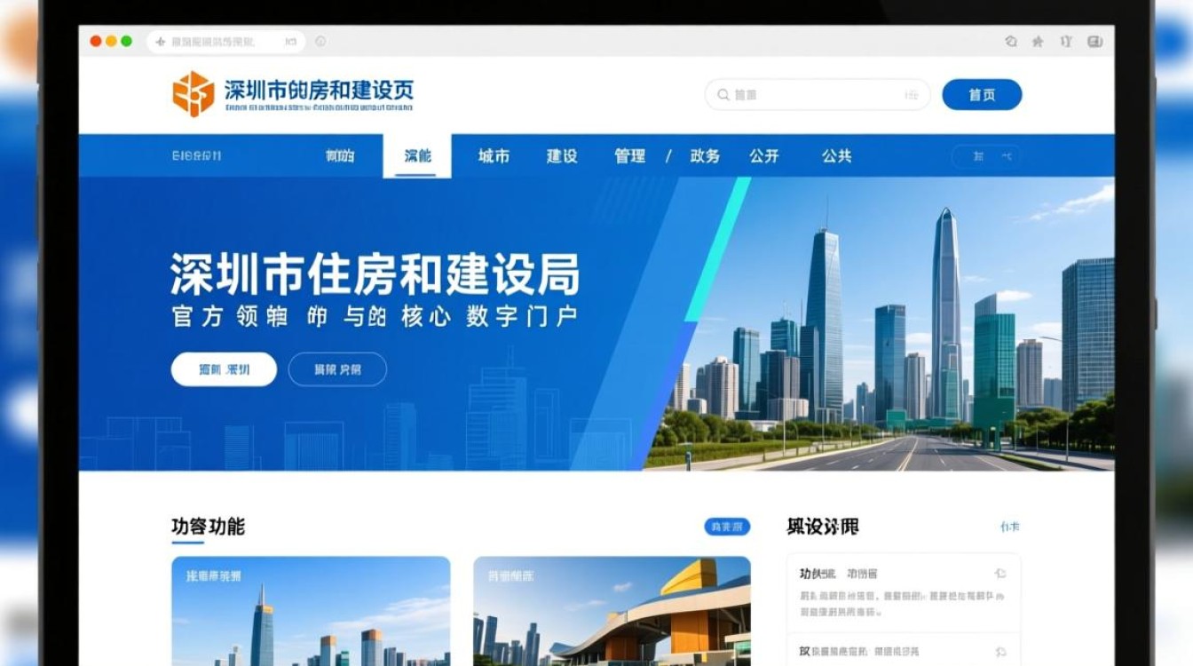 深圳建设局网站首页能办理哪些业务？