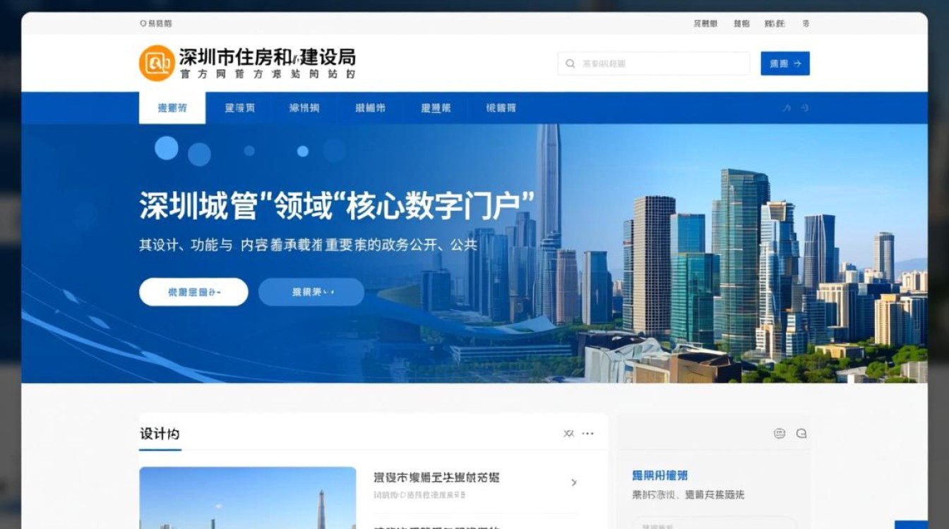 深圳建设局网站首页能办理哪些业务？