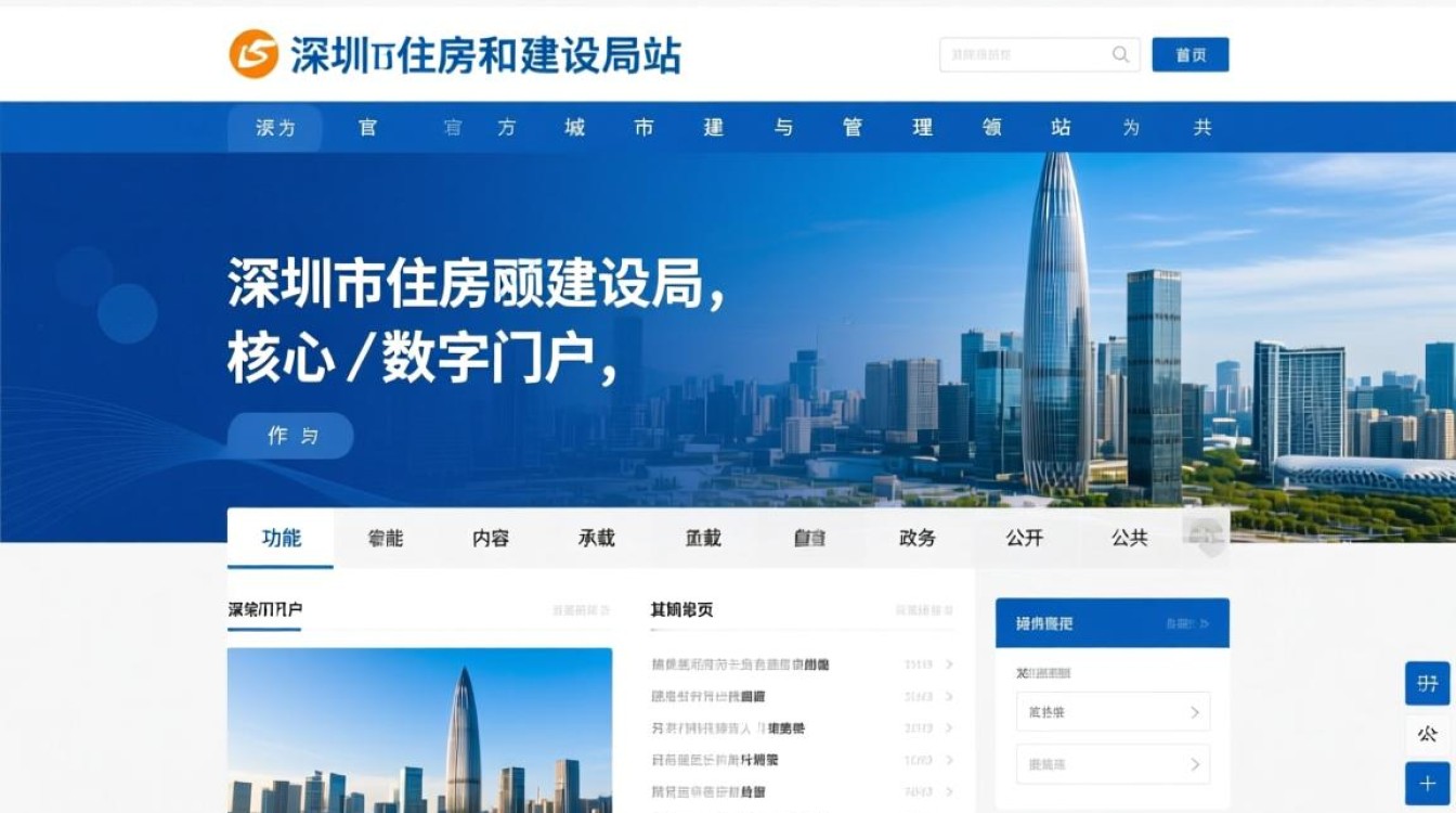 深圳建设局网站首页能办理哪些业务？