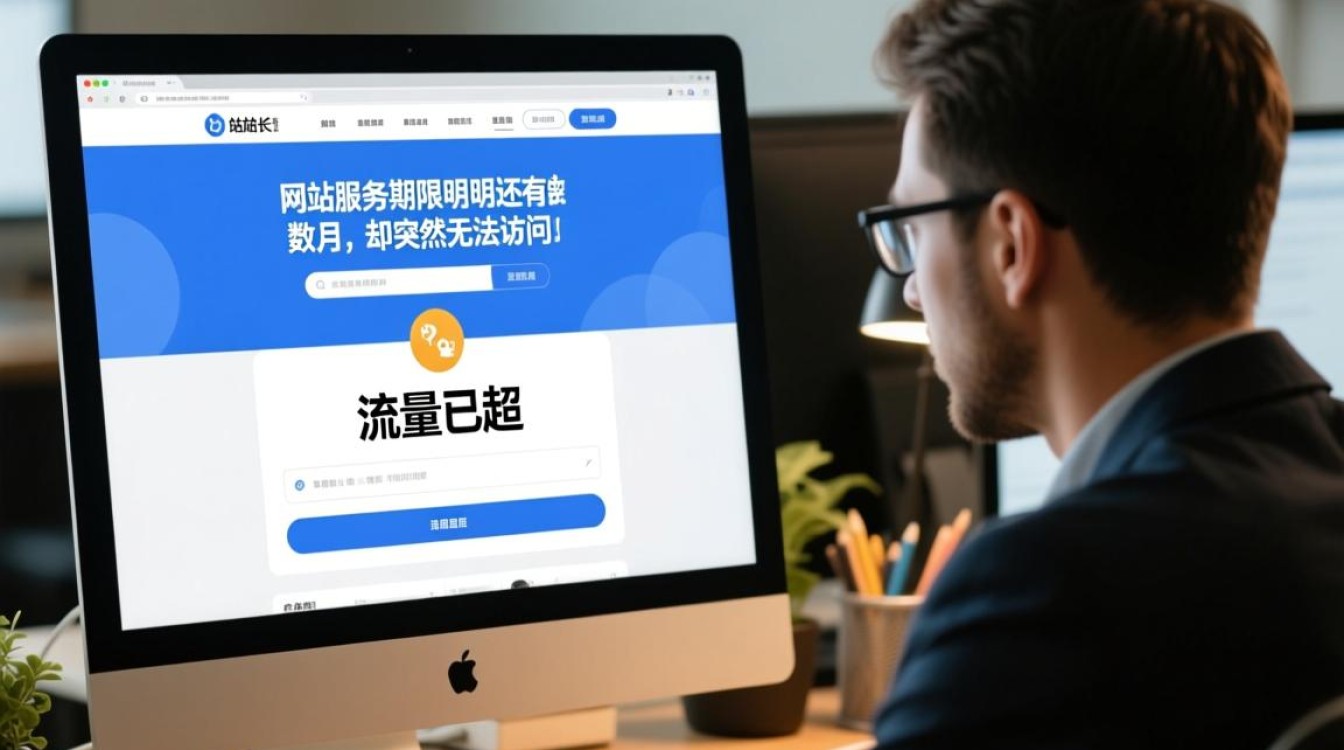 我的虚拟主机明明没到期，因流量被限制导致网站打不开该怎么办？