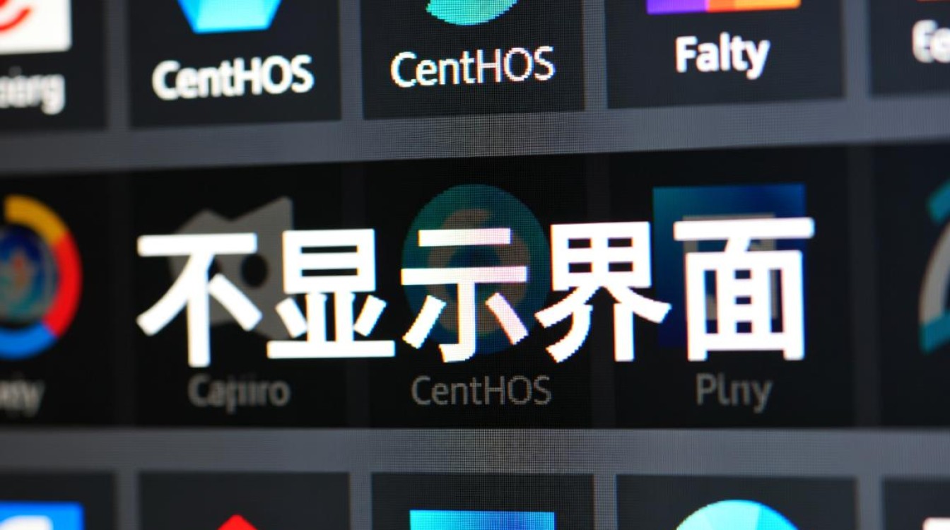 CentOS开机后不显示图形界面，只有命令行怎么办？