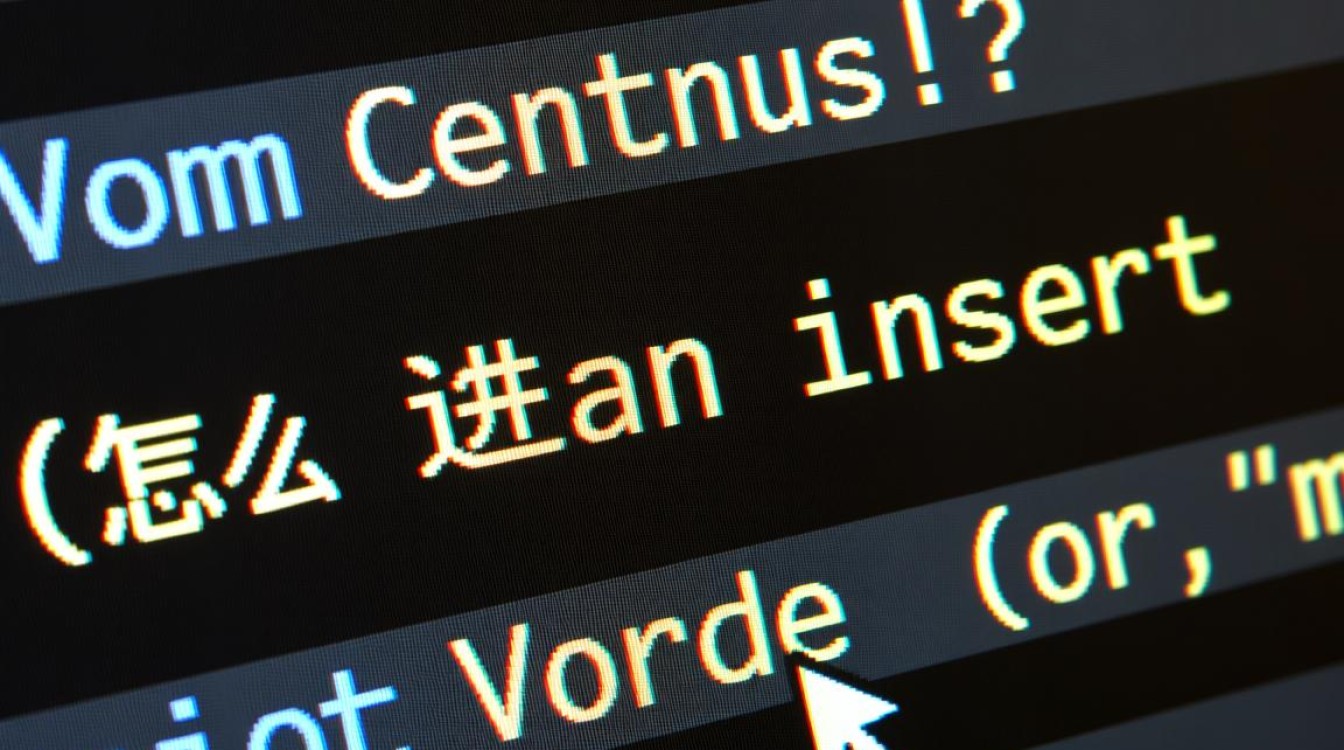 CentOS命令行vi编辑器怎么进入insert插入模式？