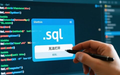 我的数据库软件打不开sql文件，到底是什么原因造成的呢？