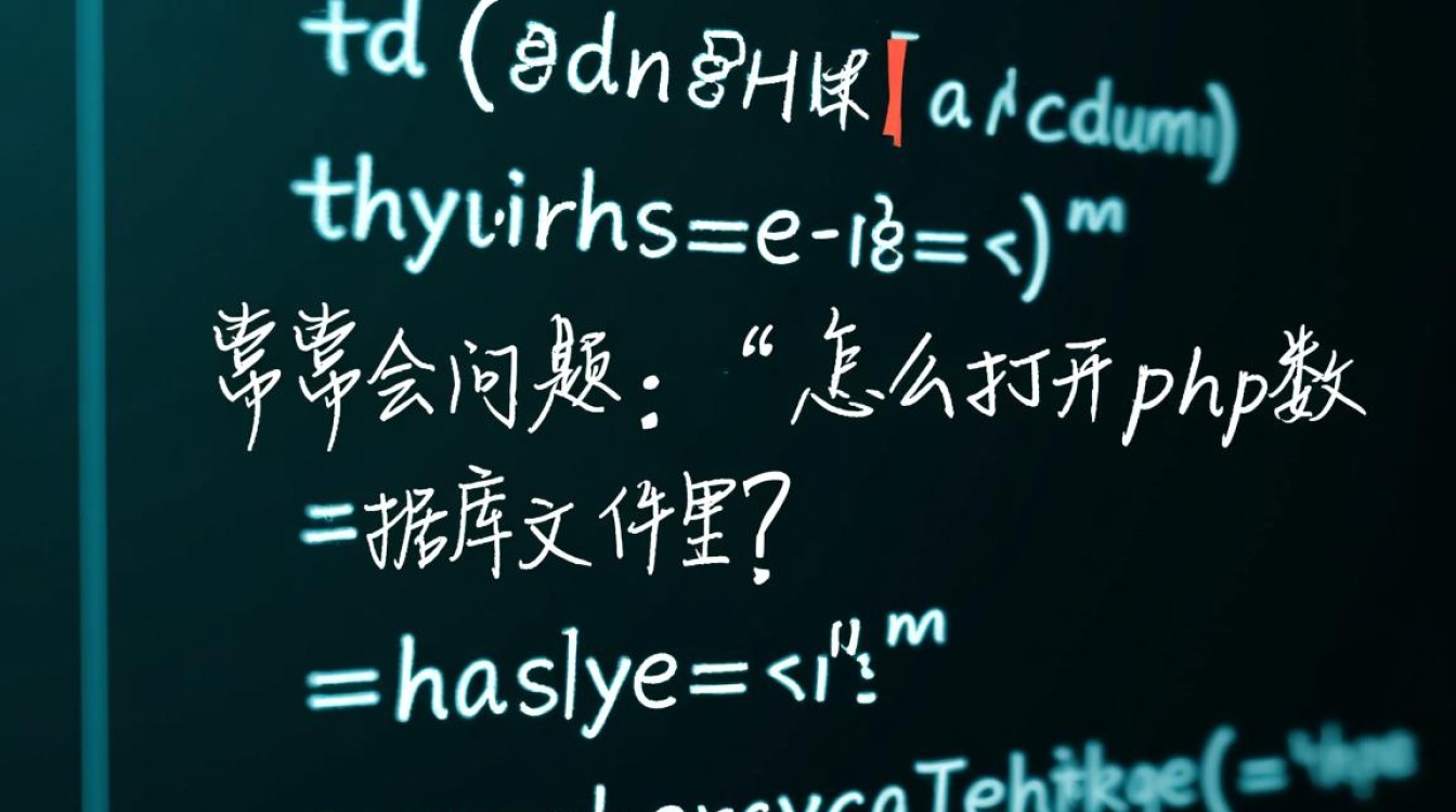 服务器上的PHP数据库文件夹到底要如何正确打开？