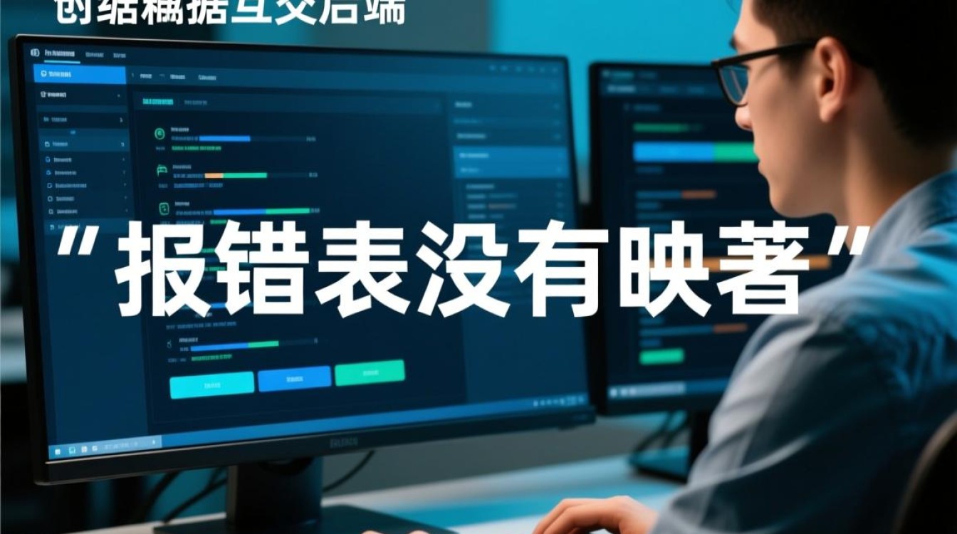 程序运行报错表没有映射，究竟是什么原因导致的？