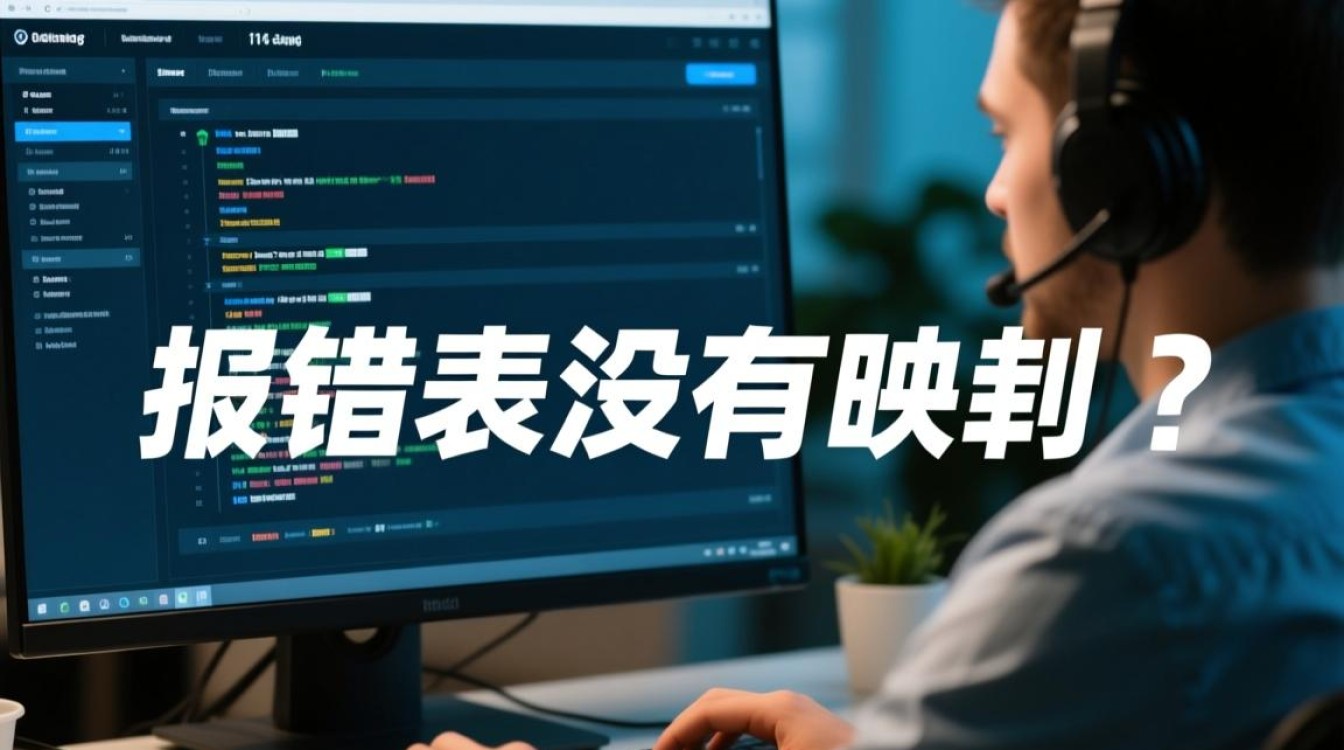 程序运行报错表没有映射，究竟是什么原因导致的？