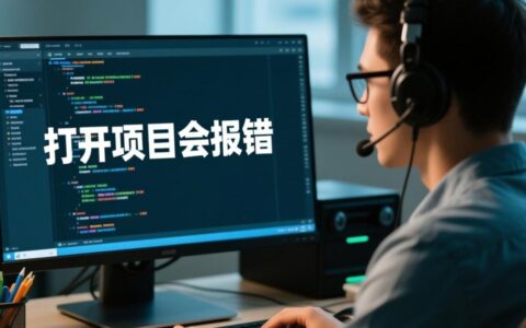 为什么一打开项目就报错了，该如何解决？